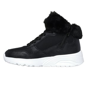 Skechers Kinderen Unolite Hoge Sneakers (Zwart/Roze Goud)
