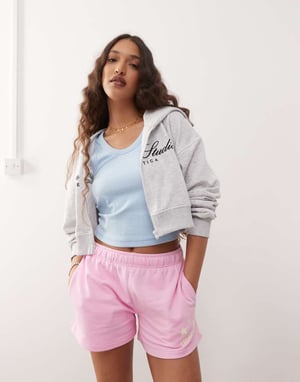 COLLUSION shorts i bubblegum rosa