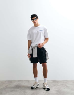 ONLY & SONS cargoshorts i svart
