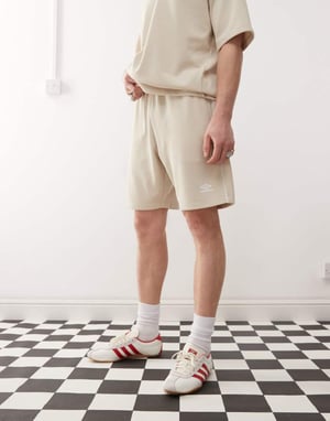 Umbro panelerade meshshorts i beige