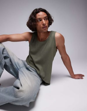 Allsaints edwards vest in eden green