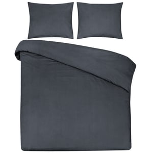 DoubleDry Dekbedovertrek 100% natuurlijk katoen tweepersoons 200x200/220 cm +
