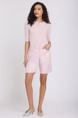 5-Pocket Bermuda Shorts In Stretch Linnen
