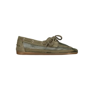 posa Pw110 loafers boat loafer mesh suede