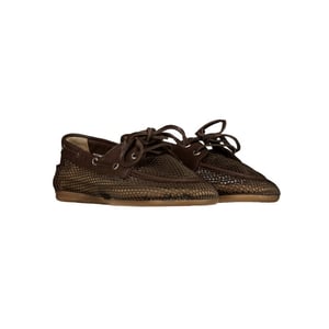 Posa Pw111 loafers boat loafer mesh leather