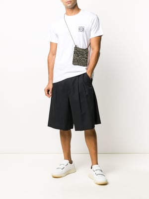 Anagram Embroidered Logo T-Shirt in White