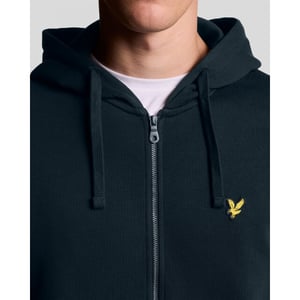 Lyle and Scott Ml420v zip through hoodie dark navy z271 sweater