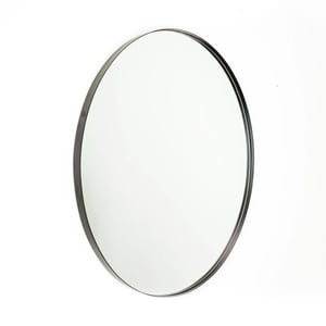 House Vitamin Spiegel wandspiegel rond Ø80 cm –metalen rand zwart