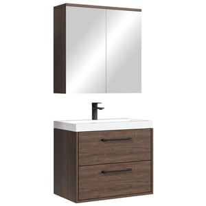 Badplaats Badkamermeubel set florence 01 60 cm – bruin – hangend