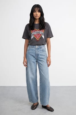 Fleetwood Mac Graphic Vintage Charcoal Wash Band T-Shirt