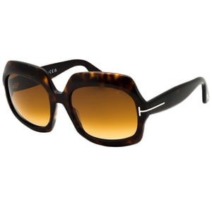 Tom Ford Zonnebril In Donker Havana-bruin