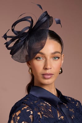 Loop And Feather Detail Fascinator