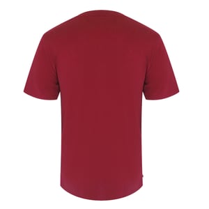 Aquascutum Active Cotton Stripes Bordeaux Burgundy T-shirt