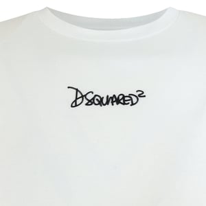 Dsquared2 Small Signature Logo White T-shirt