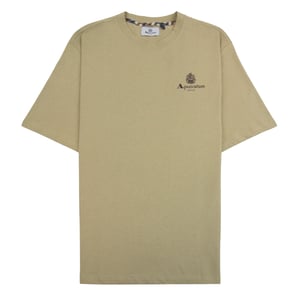 Aquascutum Active Small Logo T-shirt Beige