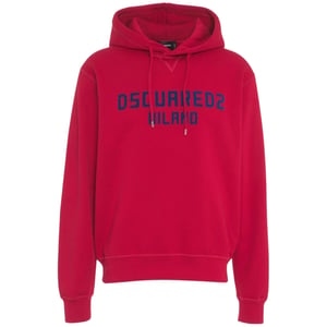 Dsquared2 Milano Logo Cool Fit Red Hoodie
