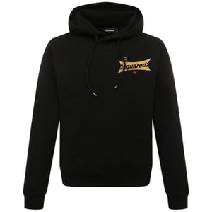 Dsquared2 Cool Fit Logo Black Hoodie