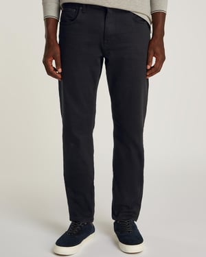 Core Harlem Logo Detail Jeans in Black