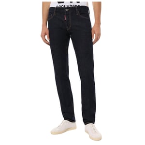 Dsquared2 Slim Jean Dark Rinse Wash Blue Jeans