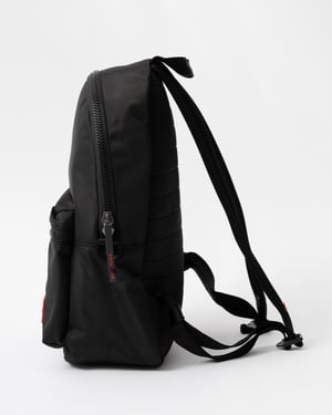 Logo Detail Backpack in Black