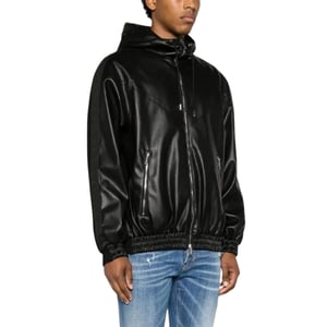 Dsquared2 Contrast Hooded Black Jacket