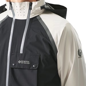 Belstaff Solid Twin Fawn Black Black Waterdichte Trainingsjas