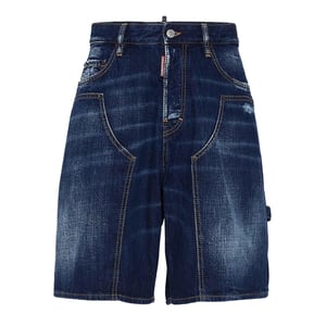 Dsquared2 Dark Semplice Carpenter Shorts Navy Blue