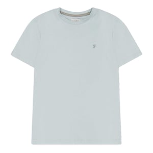 Farah Kinder/Kinder Logo Crew Hals T-shirt (Blauw)