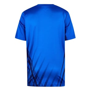 Castore Rangers FC trainings-T-shirt met geribde kraag voor kinderen (Blauw)