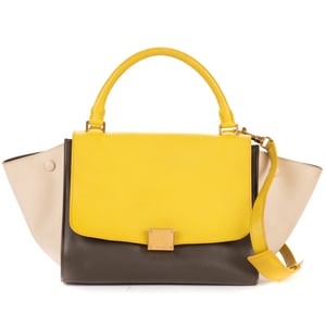 Tricolor Trapeze Small Shoulder Bag
