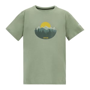 Regatta Childrens/Kids Bosley Palm Tree T-Shirt (Light Sage)