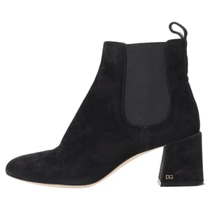 Dolce & Gabbana Ankle Boots in Black Suede
