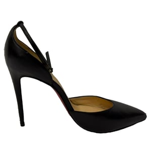 Christian Louboutin D'Orsay Pumps in Black Leather