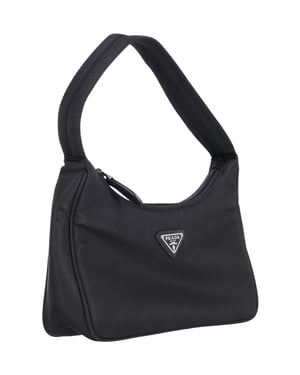 Prada Re-Edition 2005 Re-Nylon Mini Bag in Zwarte Nylon
