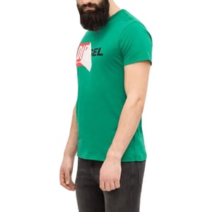 Diesel T-Diego-QA Mens Green T-Shirt