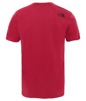 The North Face Mountain Line Mens Rumba Red T-Shirt