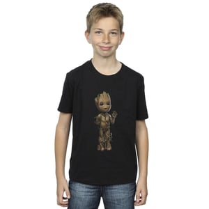Marvel Jongens Ik Ben Groot Golf Positie T-Shirt (Zwart)