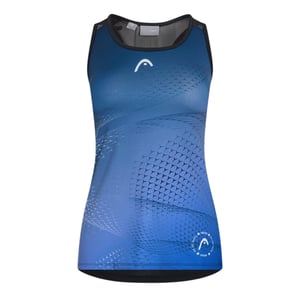 Head Tanktop i modell Y Slim för kvinnor/damer (Blå)