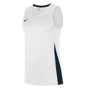 Nike Baskettröja för herrar med V-ringning (Vit/Obsidian Svart)