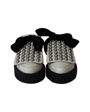 Marc By Marc Jacobs Studded Creeper Schoenen in Ivoor Leer