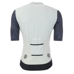 Skins Herr Elite Mock Neck Cykeltröja (Blå/Vit)