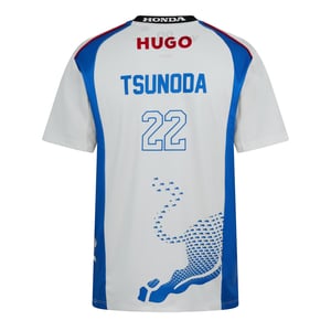 Hugo Boss Heren Tsunoda Handtekening Jersey T-shirt (Wit)