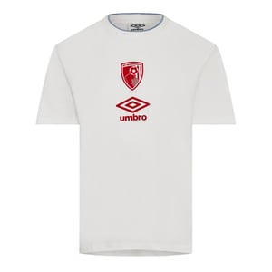 Castore Heren AFC Bournemouth Performance voetbalshirt (Briljant wit)