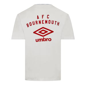 Castore Heren AFC Bournemouth Performance voetbalshirt (Briljant wit)