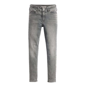 Levis Dames/Dames 711 Dubbele Knoop Skinny Jeans (Lichtgrijs)