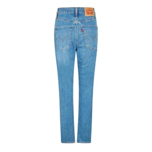 Levis Dames/Dames Mile High Super Skinny Jeans in katoenmix (Blauw)