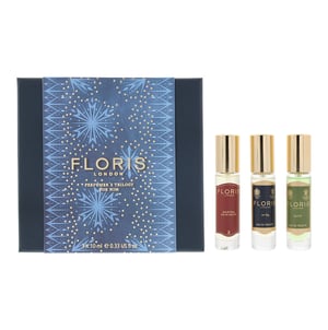 Floris Perfumers Trilogy for Him 3 x 10ml Gift Set No.89, Elite + Santal