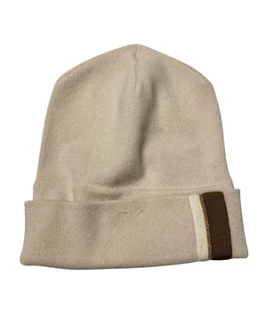 Brunello Cucinelli Knit Beanie With Monili in Beige Cashmere