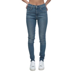 Levis Dames/Dames 720 High Rise Super Jeans (Lichtblauw)