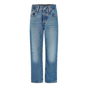 Levis Damesjeans 501 met rechte pijpen en enkellengte (Moet van mij zijn)